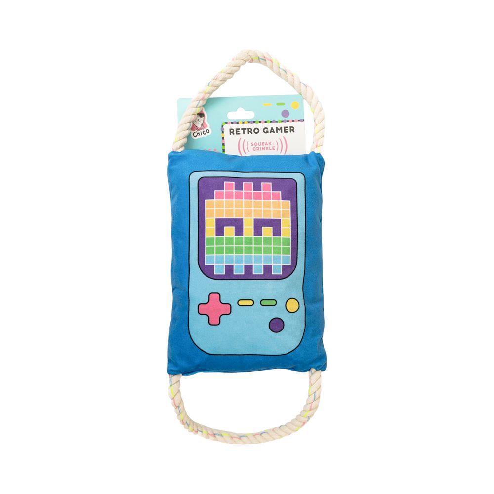 Retro Gamer Squeaker Dog Chew Toy Plush Dog Toy