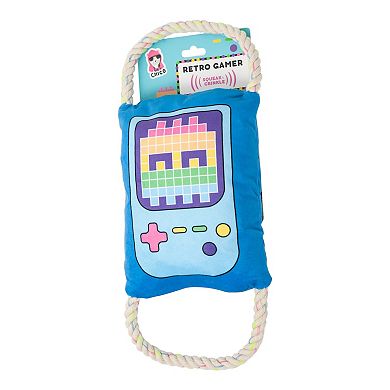 Retro Gamer Squeaker Dog Chew Toy Plush Dog Toy