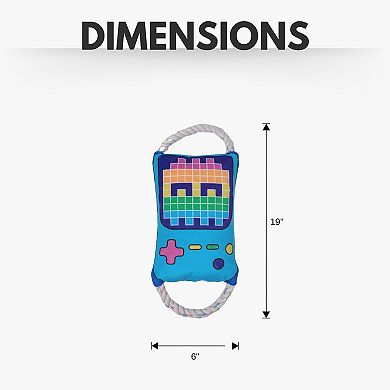 Retro Gamer Squeaker Dog Chew Toy Plush Dog Toy