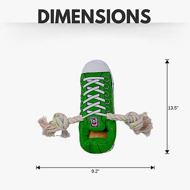Squeaking Comfort Plush Sneaker Dog Toy