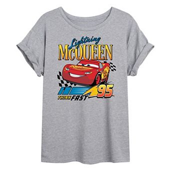 Disney / Pixar's Cars Juniors' Lightning Oversized Graphic Tee