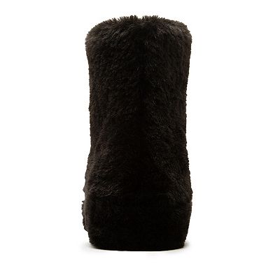 Qupid Cari-16 Women's Faux-Fur Bootie Slippers