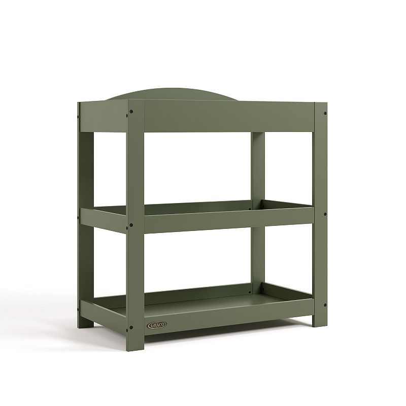 Graco Customizable Changing Table with Water-Resistant Changing Pad, Green