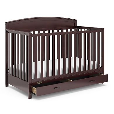 Graco Benton 5-in-1 Convertible Crib with Drawer - Espresso