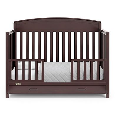 Graco Benton 5-in-1 Convertible Crib with Drawer - Espresso