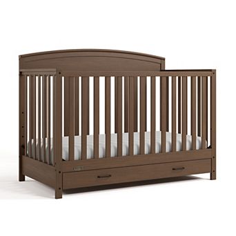 Graco Benton 5-in-1 Convertible Crib with Drawer - Espresso