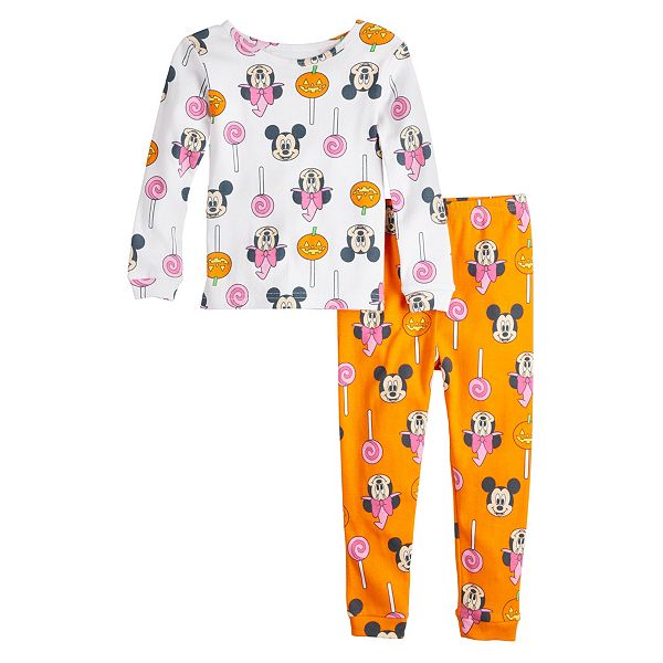 Toddler Girl Disney's Mickey & Minnie Candy 2Piece Pajama Set