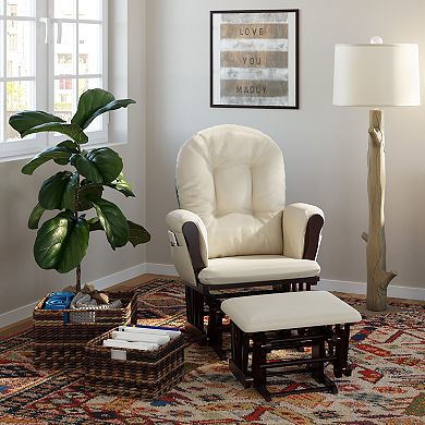 Storkcraft Hoop Glider & Ottoman