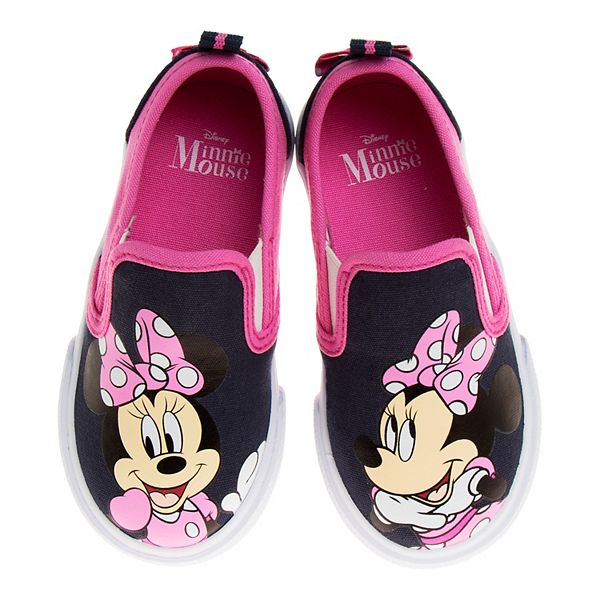 Disney's Minnie Mouse Girls' Slip-On Shoes