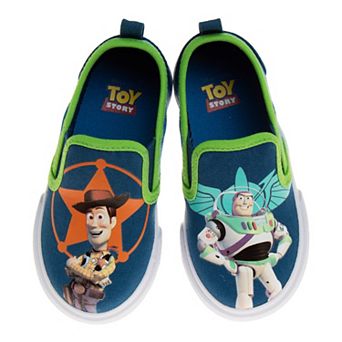 Disney / Pixar's Toy Story Woody and Buzz Toddler Boys' Slip-On Shoes