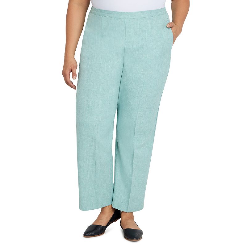 Plus Size Alfred Dunner Lady Like Chic Straight-Leg Pants, Womens, Size: 2