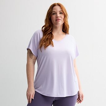 Plus Size Tek Gear® Core V-Neck Tee