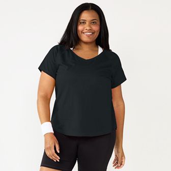 Plus Size Tek Gear® Core V-Neck Tee