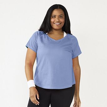 Plus Size Tek Gear® Core V-Neck Tee