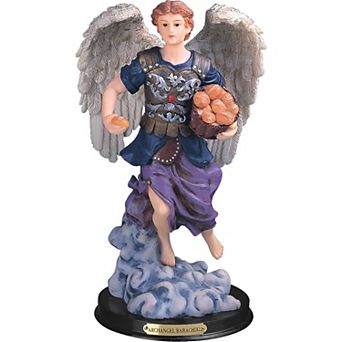 FC Design 12"H Archangel Barachiel Statue Chief of The Guardian Angels Holy Figurine Religious Decoration Sculpture Home Room Decor