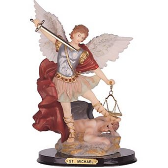 FC Design 12"H Archangel Michael Statue Saint Michael The Strongest Angel Holy Figurine Religious Decoration Sculpture Home Room Decor