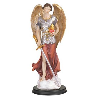 FC Design 12"H Archangel Jehudiel Statue Saint Jegudiel The Angel of Work Holy Figurine Religious Decoration Sculpture Home Room Decor