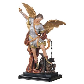 FC Design 12"H Archangel Michael Statue Saint Michael The Strongest Angel Holy Figurine Religious Decoration Sculpture Home Room Decor