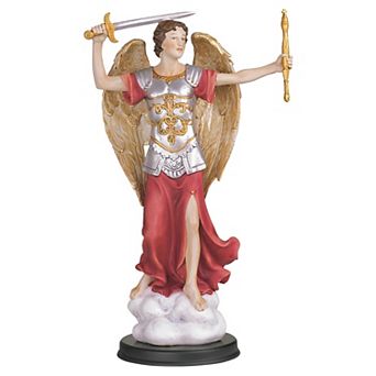 FC Design 12"H Archangel Michael Statue Saint Michael The Strongest Angel Holy Figurine Religious Decoration Sculpture Home Room Decor