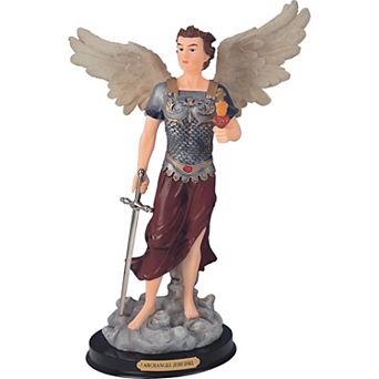 FC Design 12"H Archangel Jehudiel Statue Saint Jegudiel The Angel of Work Holy Figurine Religious Decoration Sculpture Home Room Decor
