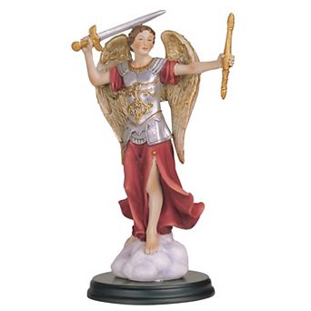 FC Design 5"H Archangel Michael Statue Saint Michael The Strongest Angel Holy Figurine Religious Decoration Home Room Decor