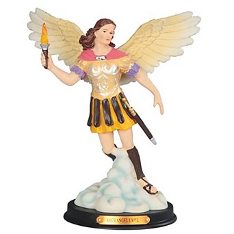 FC Design 10"H Archangel Uriel Statue Angel of Wisdom Holy Figurine Religious Decoration Home Room Decor