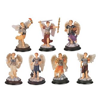FC Design 7 pc Miniature Archangels Statue Fantasy Decoration 3"H Myth Figurine Home Room Decor