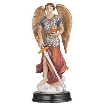 FC Design 5"H Archangel Jehudiel Statue Saint Jegudiel The Angel of Work Holy Figurine Religious Decoration Home Room Decor