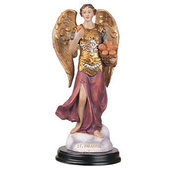 FC Design 6"H Archangel Barachiel Statue Chief of The Guardian Angels Holy Figurine Angel of Blessings Religious Decoration Home Room Decor