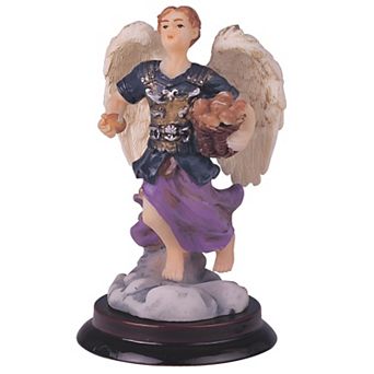 FC Design 6"H Archangel Barachiel Statue Chief of The Guardian Angels Holy Figurine Angel of Blessings Religious Decoration Home Room Decor