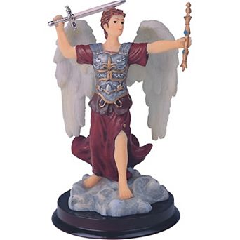 FC Design 6"H Archangel Michael Statue Saint Michael The Strongest Angel Holy Figurine Religious Decoration Home Room Decor