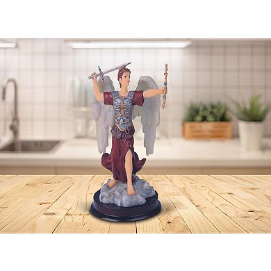 FC Design 6"H Archangel Michael Statue Saint Michael The Strongest Angel Holy Figurine Religious Decoration Home Room Decor