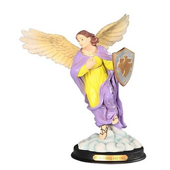 FC Design 10"H Archangel Sealtiel Statue Angel of Prayer Holy Figurine Religious Decoration Home Room Decor