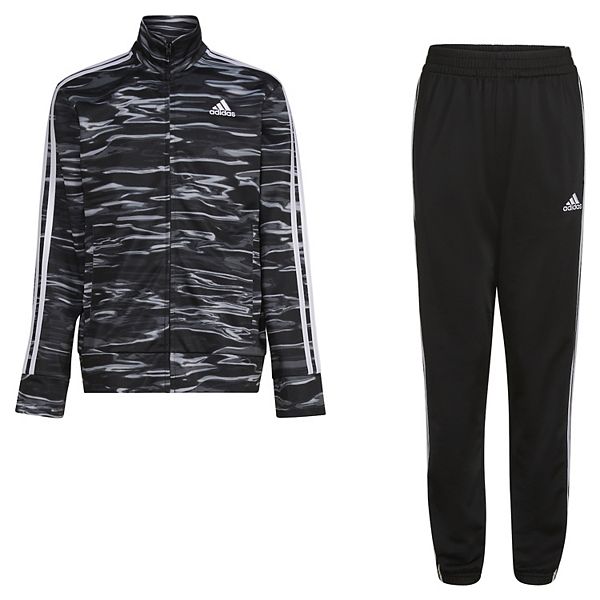 Boys 8-20 adidas AOP Tricot Track Jacket & Pants Set