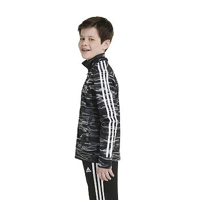 Boys 8-20 adidas AOP Tricot Track Jacket & Pants Set