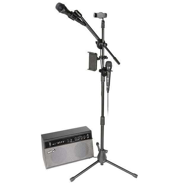 RockJam Rechargeable 10 Watt Bluetooth Karaoke Machine with Two