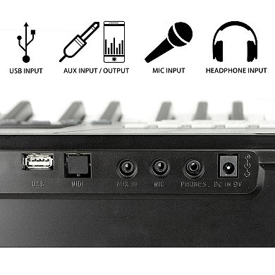 RockJam 61-Key Keyboard Super Kit