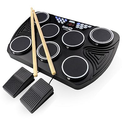 RockJam 7-Pad Electronic Bluetooth MIDI Drum Kit