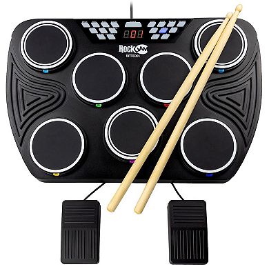 RockJam 7-Pad Electronic Bluetooth MIDI Drum Kit