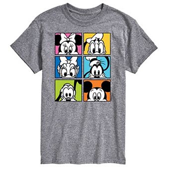 Disney Big & Tall Friends Grid Tee