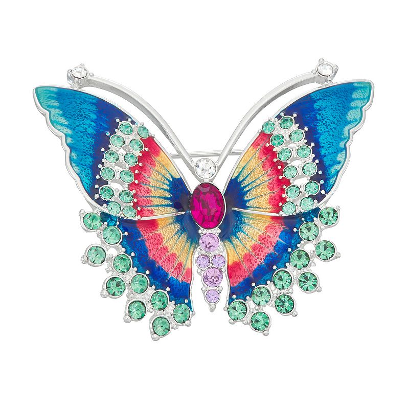Napier Pin Into Summer Butterfly Pin, Womens, Multi