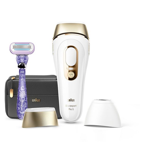 Braun, Silk-expert Pro 5 IPL Latest Generation Long Term Permanent Hair  Removal Device with 2 Precision Heads