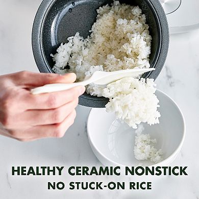 GreenPan Electrics PFAS-Free Nonstick Ceramic 8-Cup Rice & Grains Cooker