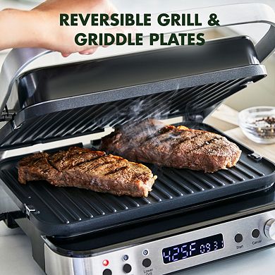 GreenPan Electrics PFAS-Free Ceramic Nonstick 6-in-1 Contact Grill & Griddle