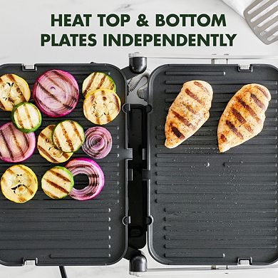 GreenPan Electrics PFAS-Free Ceramic Nonstick 6-in-1 Contact Grill & Griddle