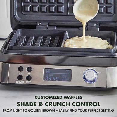GreenPan Electrics PFAS-Free Ceramic Nonstick 2-Slice Belgian Waffle Maker
