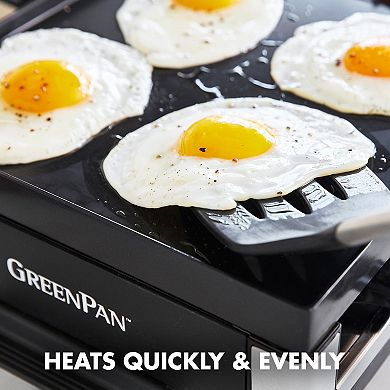 GreenPan Electrics PFAS-Free Ceramic Nonstick Reversible Grill, Griddle & Raclette