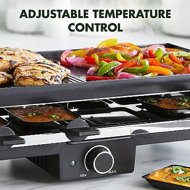 GreenPan Electrics PFAS-Free Ceramic Nonstick Reversible Grill, Griddle & Raclette