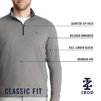 Men's IZOD Micro-Fleece Quarter Zip Pullover