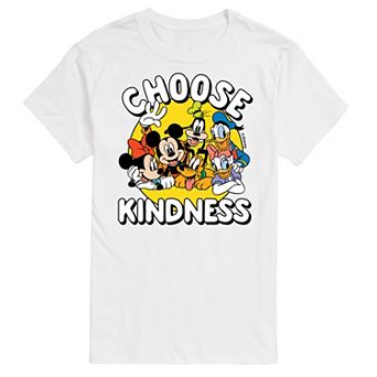 Disney's Mickey Mouse & Friends Big & Tall Choose Kindness Graphic Tee